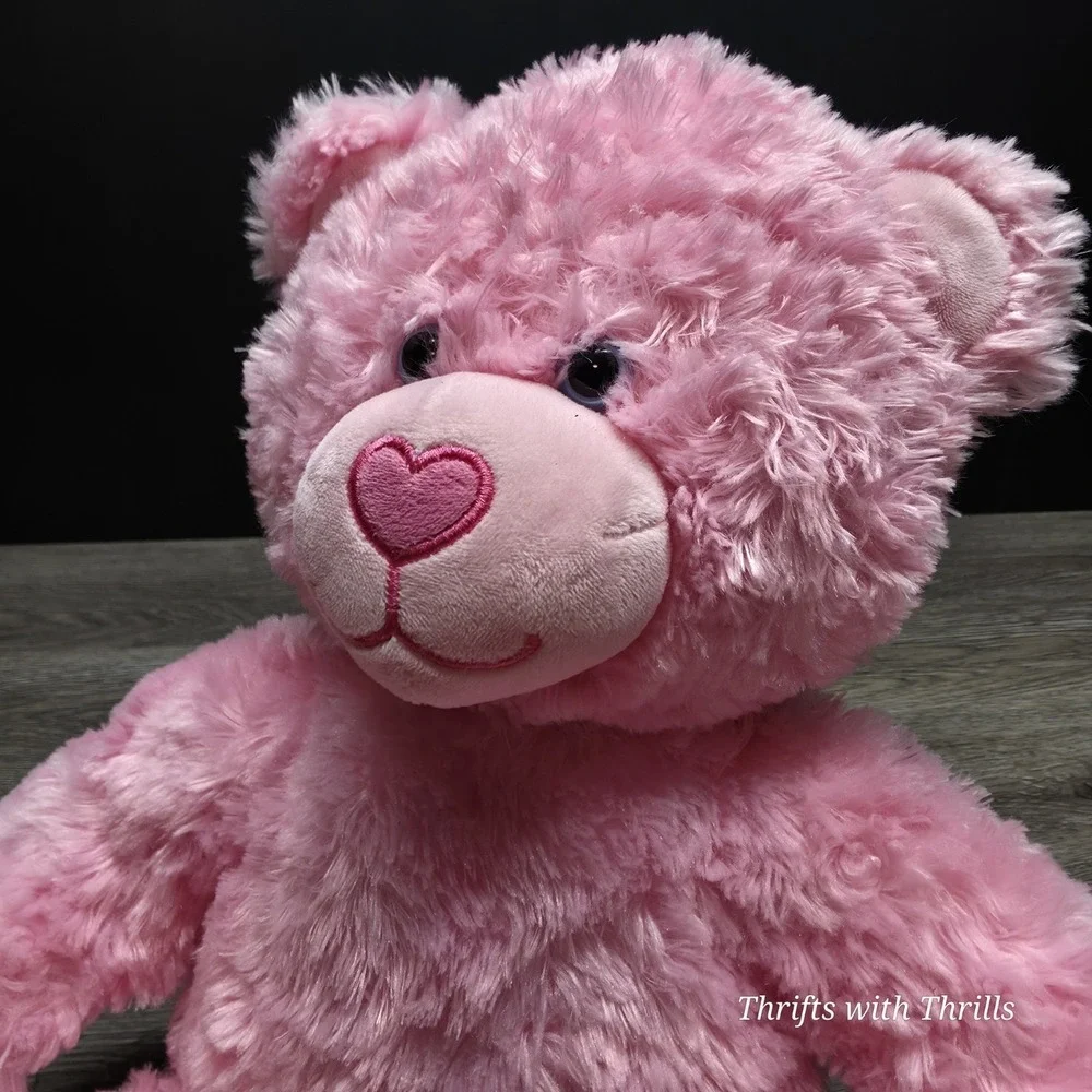 Build A Bear - Pink Teddy Bear - 16